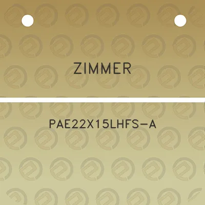 zimmer-pae22x15lhfs-a