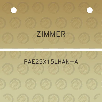 zimmer-pae25x15lhak-a