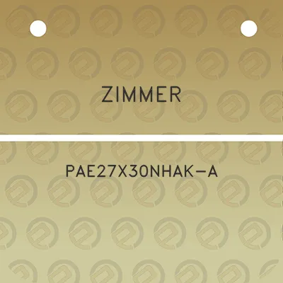 zimmer-pae27x30nhak-a