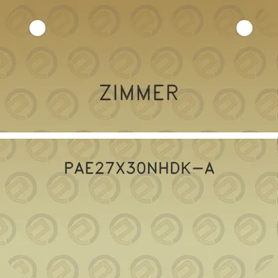 zimmer-pae27x30nhdk-a