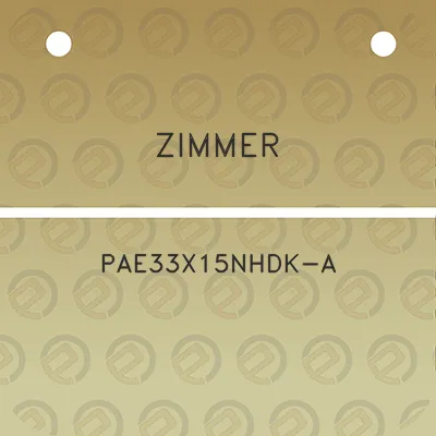 zimmer-pae33x15nhdk-a