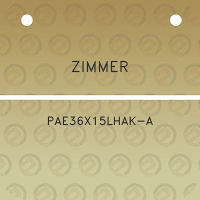 zimmer-pae36x15lhak-a