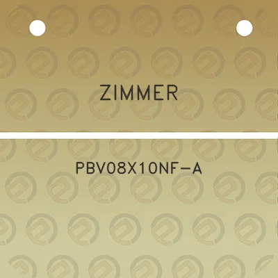 zimmer-pbv08x10nf-a