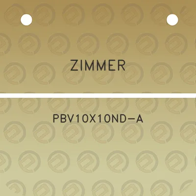 zimmer-pbv10x10nd-a