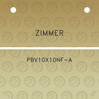 zimmer-pbv10x10nf-a