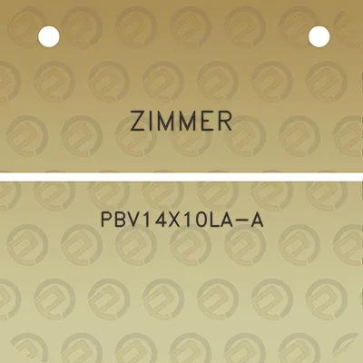 zimmer-pbv14x10la-a