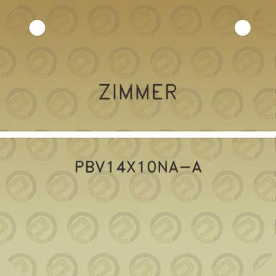 zimmer-pbv14x10na-a