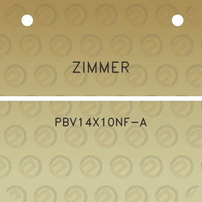 zimmer-pbv14x10nf-a