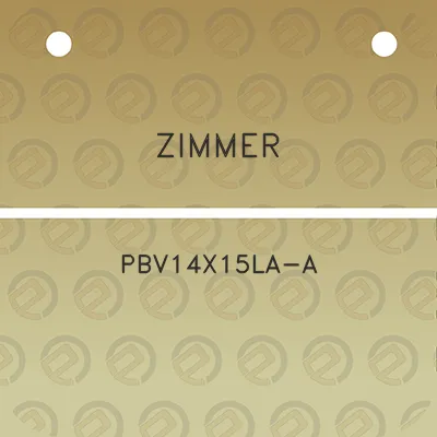 zimmer-pbv14x15la-a