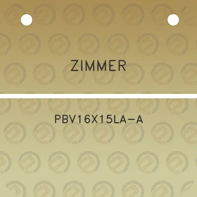 zimmer-pbv16x15la-a