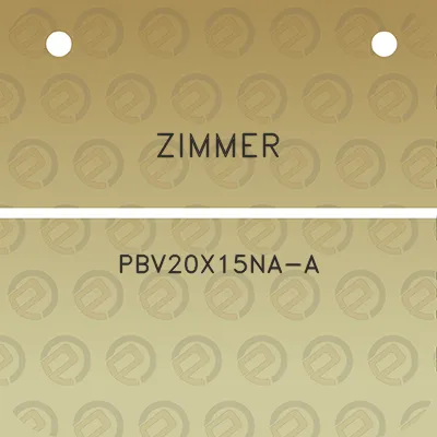 zimmer-pbv20x15na-a