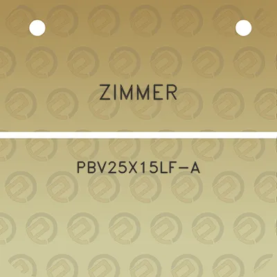 zimmer-pbv25x15lf-a