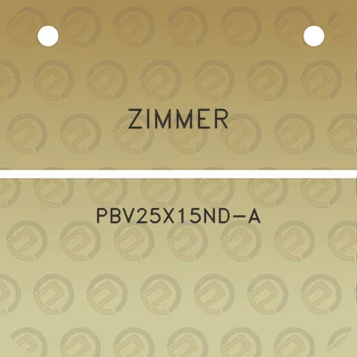 zimmer-pbv25x15nd-a