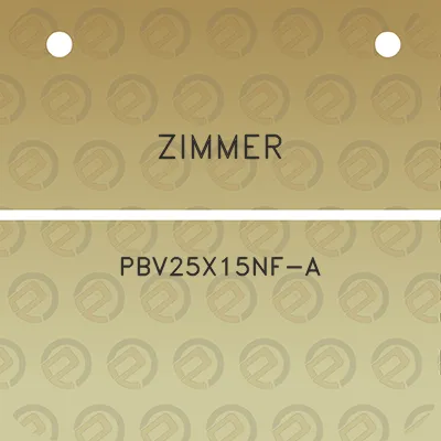 zimmer-pbv25x15nf-a