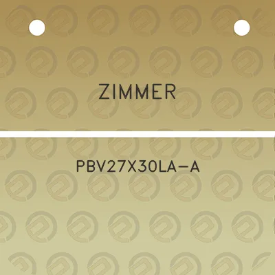 zimmer-pbv27x30la-a