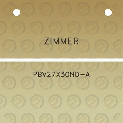 zimmer-pbv27x30nd-a