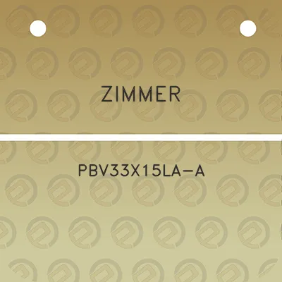 zimmer-pbv33x15la-a