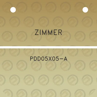 zimmer-pdd05x05-a