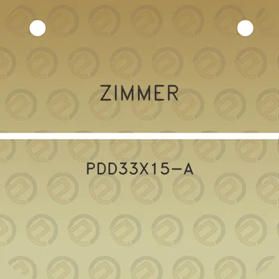 zimmer-pdd33x15-a