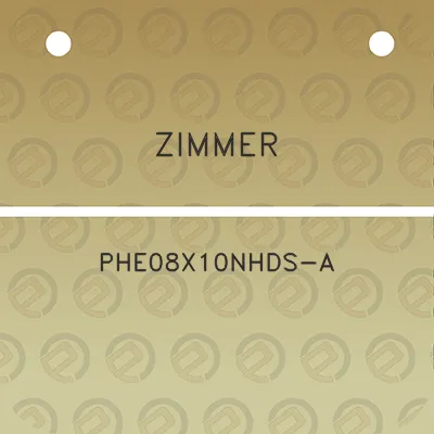 zimmer-phe08x10nhds-a