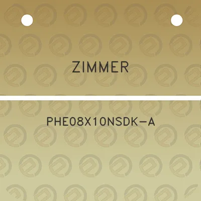 zimmer-phe08x10nsdk-a