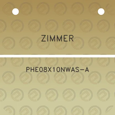 zimmer-phe08x10nwas-a