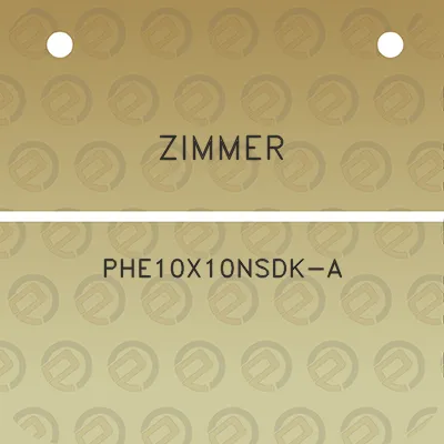 zimmer-phe10x10nsdk-a