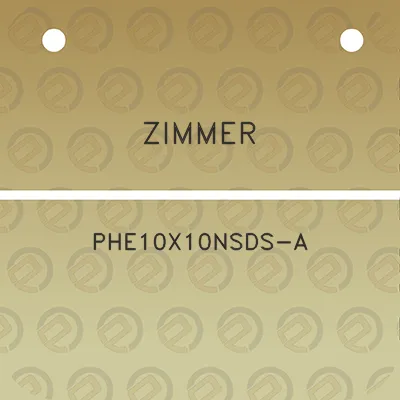 zimmer-phe10x10nsds-a