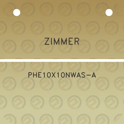 zimmer-phe10x10nwas-a