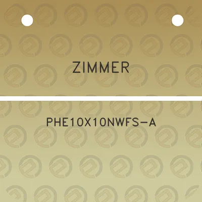 zimmer-phe10x10nwfs-a