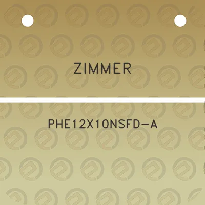 zimmer-phe12x10nsfd-a