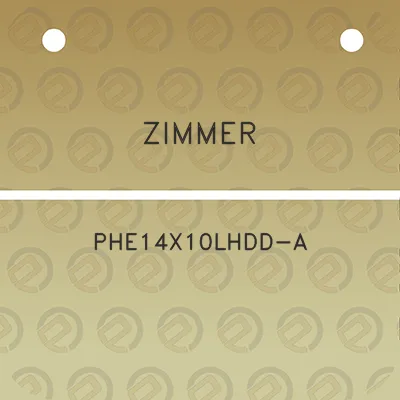 zimmer-phe14x10lhdd-a