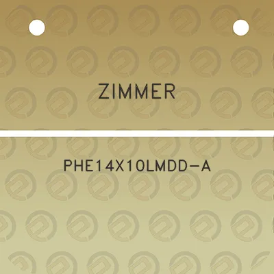 zimmer-phe14x10lmdd-a