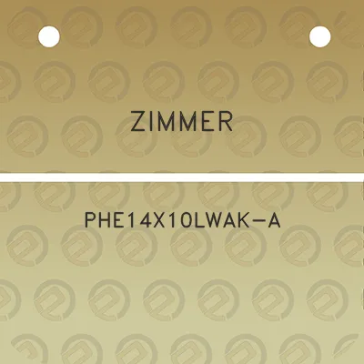 zimmer-phe14x10lwak-a