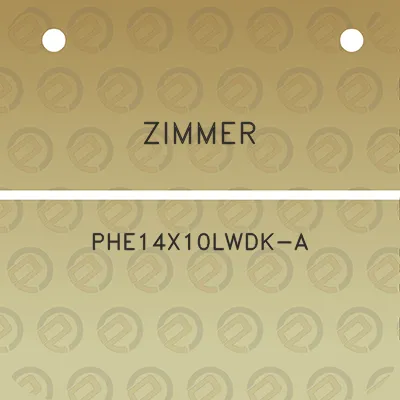 zimmer-phe14x10lwdk-a