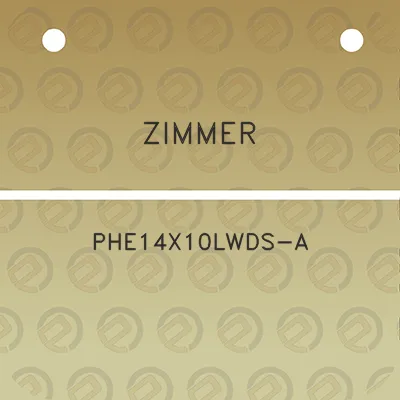 zimmer-phe14x10lwds-a