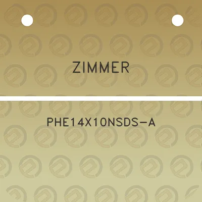 zimmer-phe14x10nsds-a