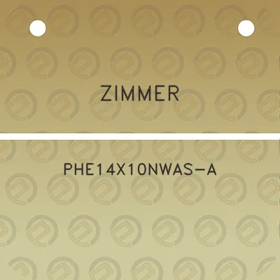 zimmer-phe14x10nwas-a