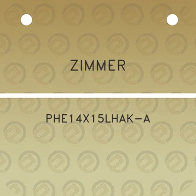 zimmer-phe14x15lhak-a