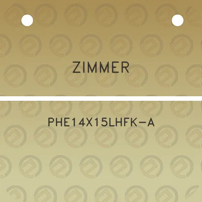 zimmer-phe14x15lhfk-a