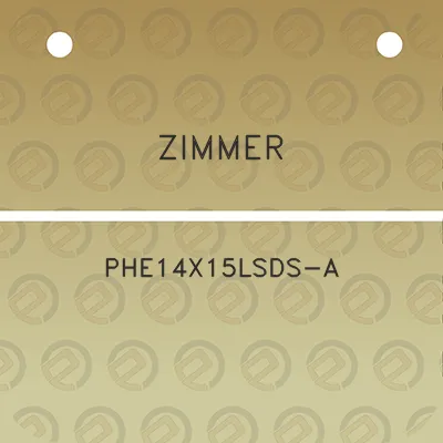 zimmer-phe14x15lsds-a