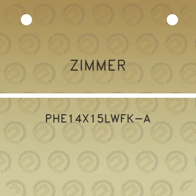 zimmer-phe14x15lwfk-a