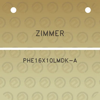 zimmer-phe16x10lmdk-a