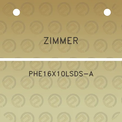 zimmer-phe16x10lsds-a