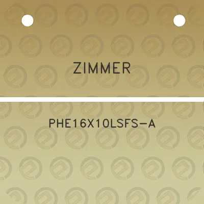 zimmer-phe16x10lsfs-a