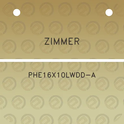 zimmer-phe16x10lwdd-a