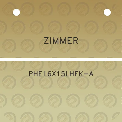 zimmer-phe16x15lhfk-a