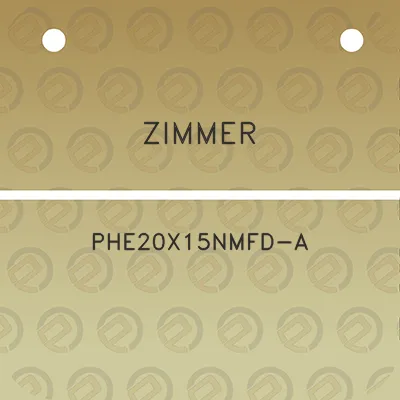 zimmer-phe20x15nmfd-a