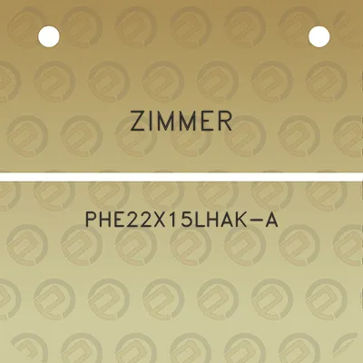 zimmer-phe22x15lhak-a