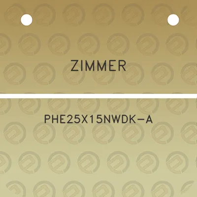 zimmer-phe25x15nwdk-a